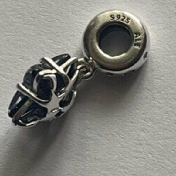 Pandora Celestial Galaxy Star Murano Dangle Charm - Picture 4 of 5